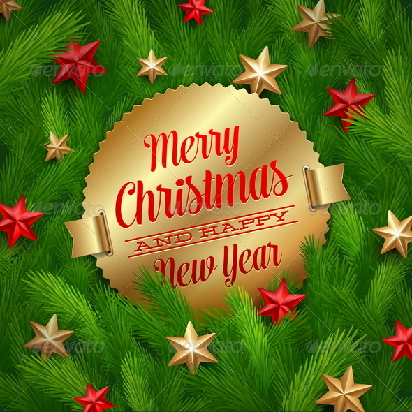 GraphicRiver Golden Labels with Christmas Greetings 5922110 GraphicRiver Golden Labels with Christmas Greetings 5922110