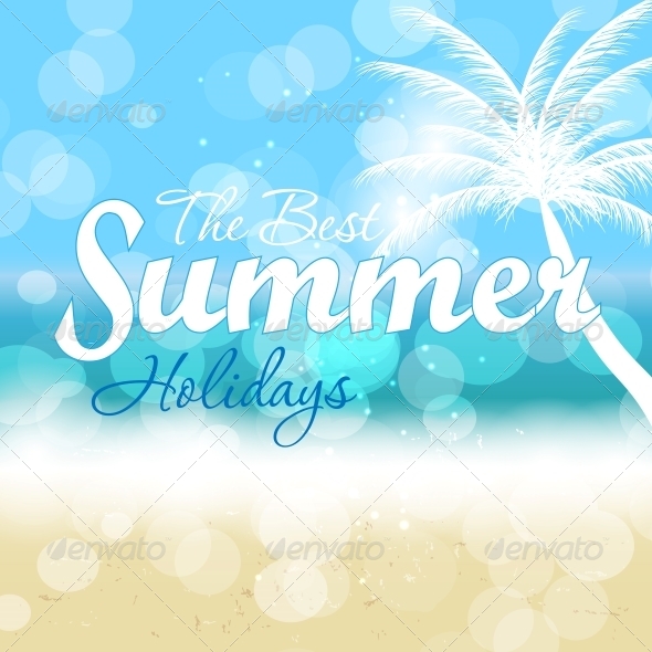 GraphicRiver Summer Holidays Vector Background 5934038 GraphicRiver Summer Holidays Vector Background 5934038