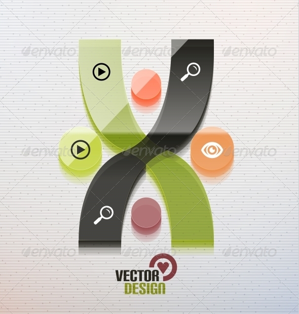 GraphicRiver Vector 3D Glass Shape for Business Template 5934264 GraphicRiver Vector 3D Glass Shape for Business Template 5934264