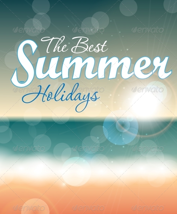 GraphicRiver Summer Holidays Vector Background 5934268 GraphicRiver Summer Holidays Vector Background 5934268