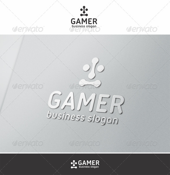 Gamer Face Logo (Vector)