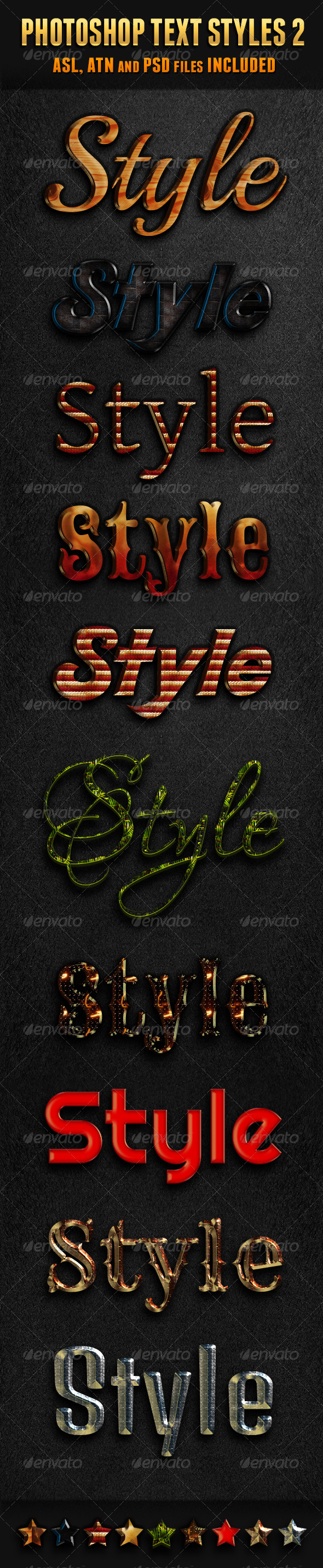 GraphicRiver Photoshop Text Styles 2 5940285 GraphicRiver Photoshop Text Styles 2 5940285