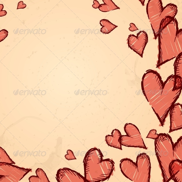 GraphicRiver Grunge Heart Background 5942273 GraphicRiver Grunge Heart Background 5942273