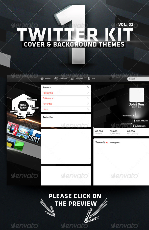 GraphicRiver Twitter Kit Vol 02 5942965 GraphicRiver Twitter Kit Vol 02 5942965