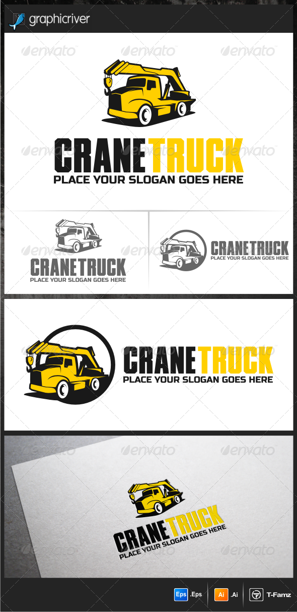 GraphicRiver Crane Truck Logo Templates 5946751 GraphicRiver Crane Truck Logo Templates 5946751