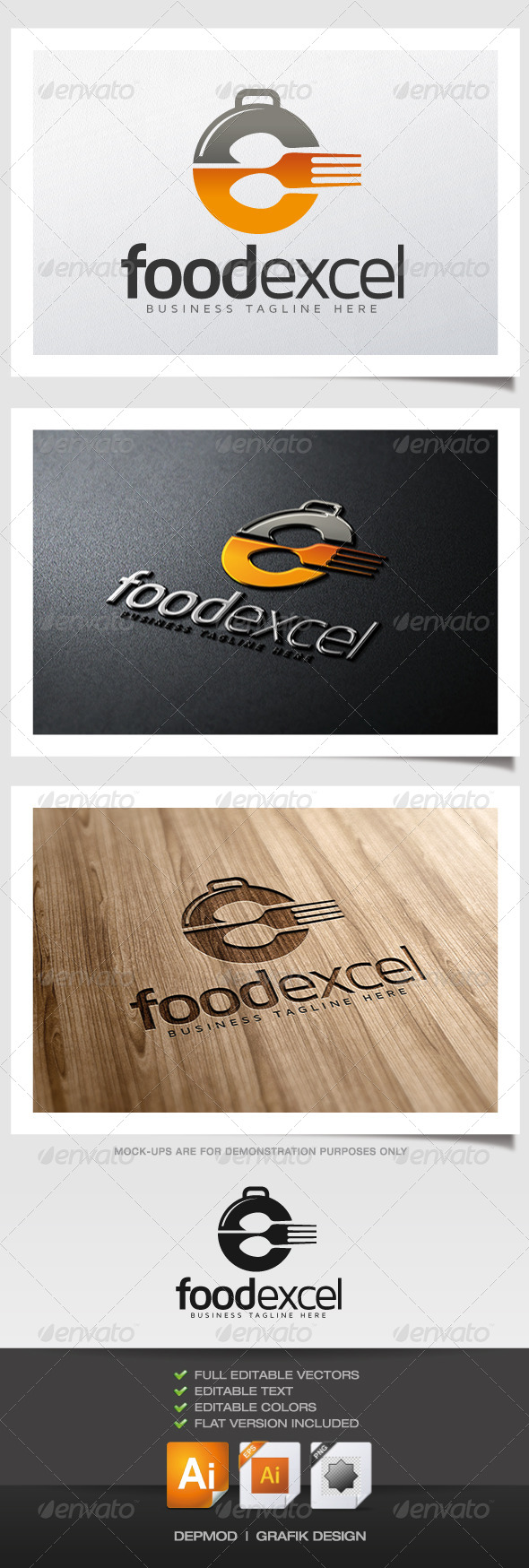 Food Excel Logo - Food Logo Templates