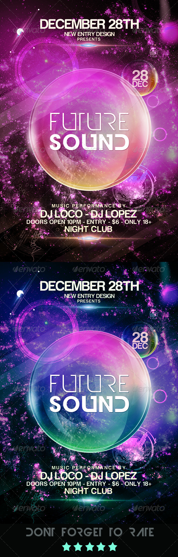 GraphicRiver Futuristic Space Flyer Template 5948385 GraphicRiver Futuristic Space Flyer Template 5948385