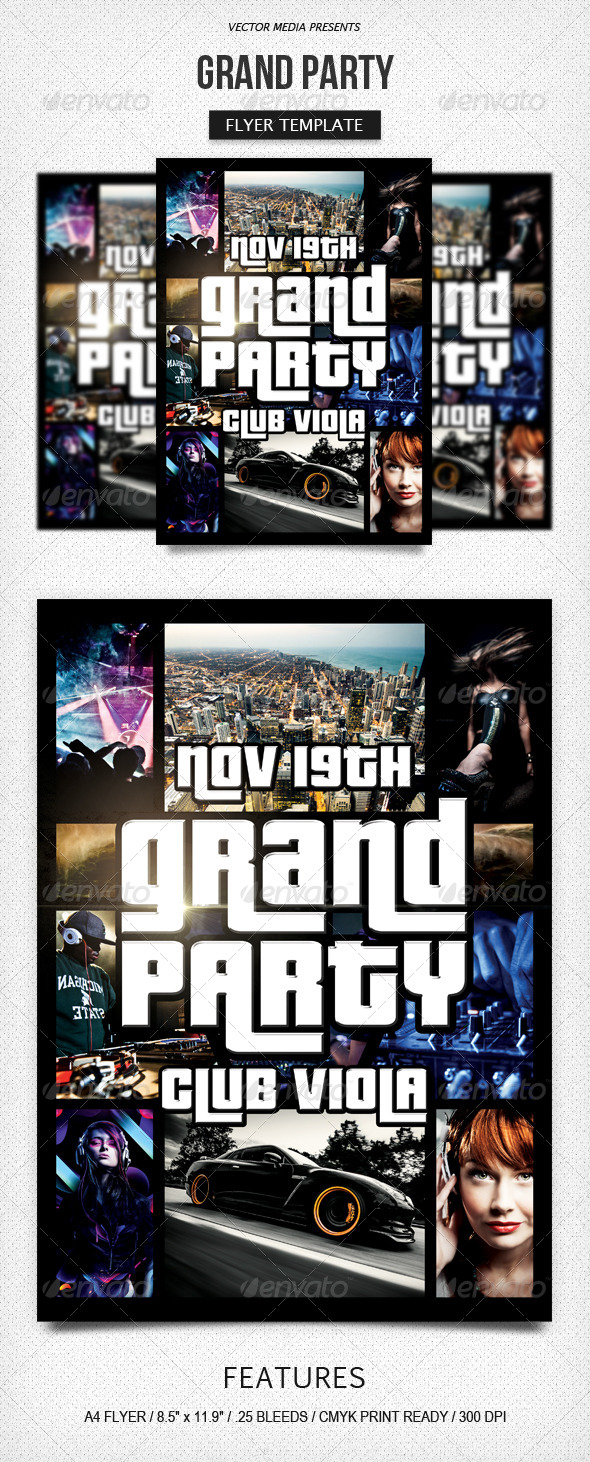 GraphicRiver Grand Party Flyer 5909184 GraphicRiver Grand Party Flyer 5909184