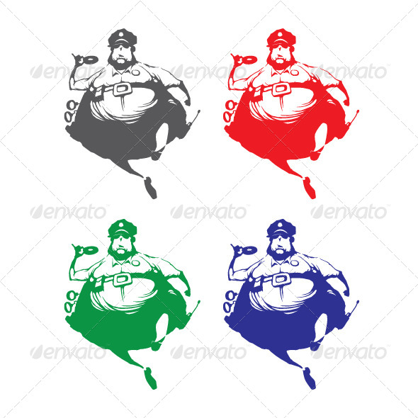 GraphicRiver Fat Cop 5950239 GraphicRiver Fat Cop 5950239