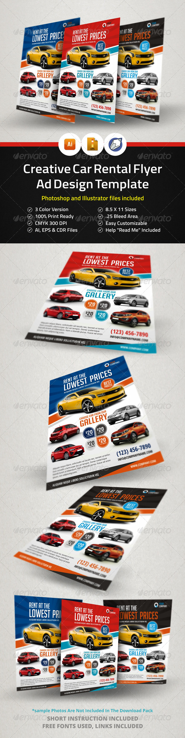 GraphicRiver Creative Car Rental Flyer Ad Template 5906098 GraphicRiver Creative Car Rental Flyer Ad Template 5906098