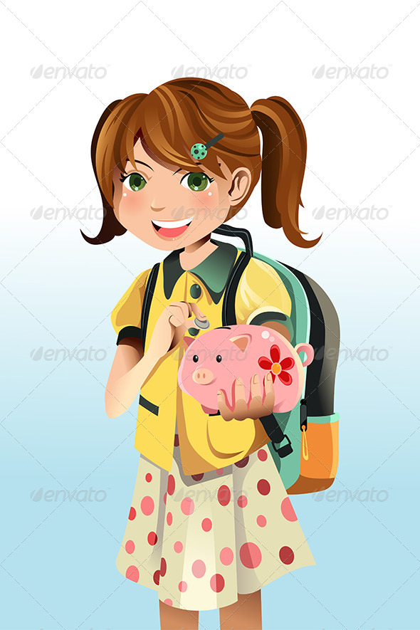 GraphicRiver Student Saving Money 5952282 GraphicRiver Student Saving Money 5952282