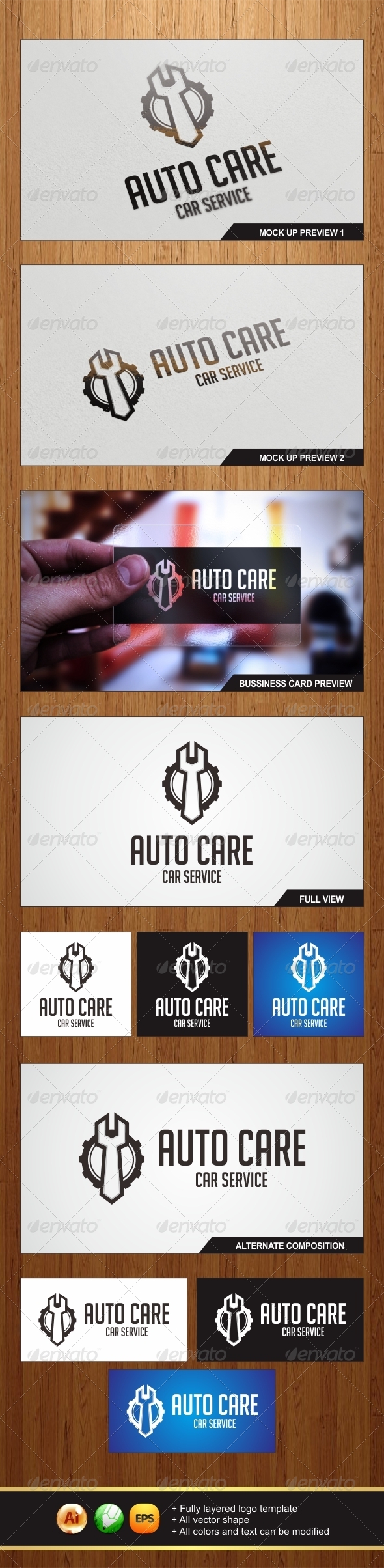 Auto Care Logo - Symbols Logo Templates