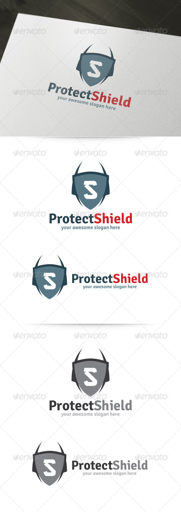 GraphicRiver Protect Shield Logo 5954417 GraphicRiver Protect Shield Logo 5954417
