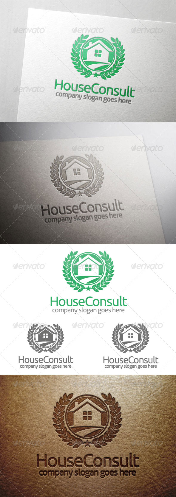 House Consult Logo - Buildings Logo Templates