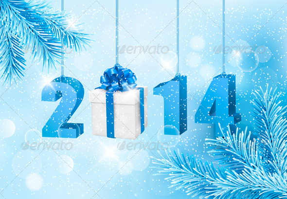 GraphicRiver Happy New Year 2014 Design Template 5959971 GraphicRiver Happy New Year 2014 Design Template 5959971