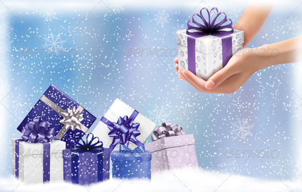 GraphicRiver Christmas Background with Gift Boxes 5959987 GraphicRiver Christmas Background with Gift Boxes 5959987