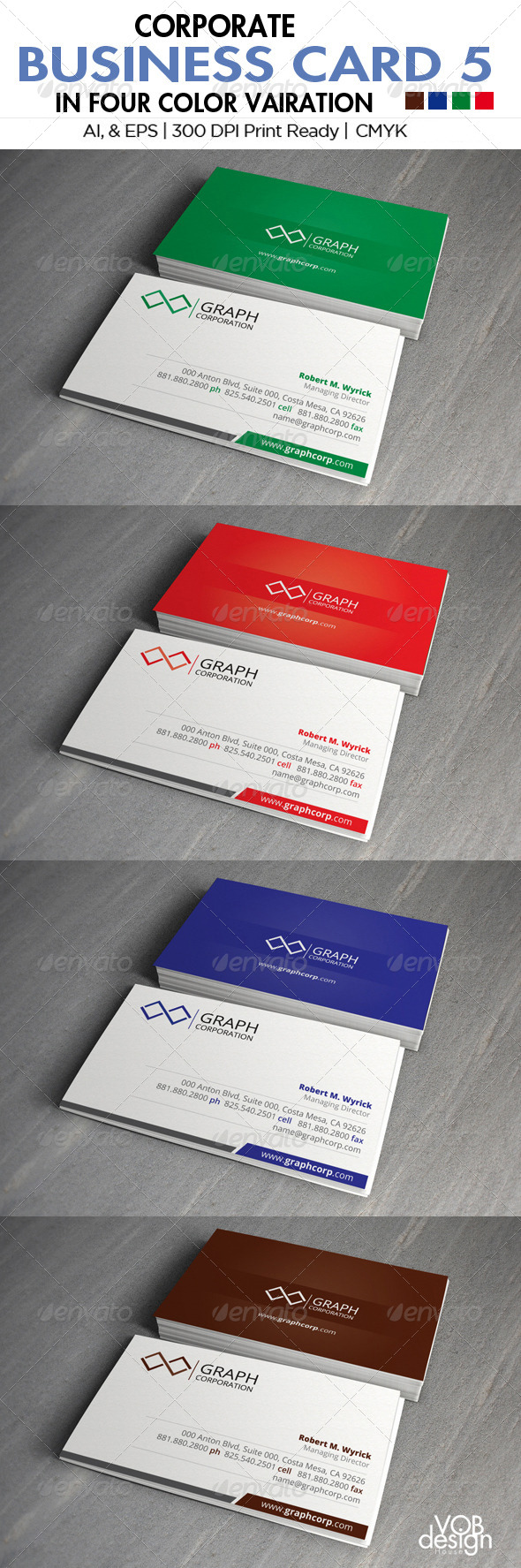 GraphicRiver Corporate Business Card 5 5963986 GraphicRiver Corporate Business Card 5 5963986