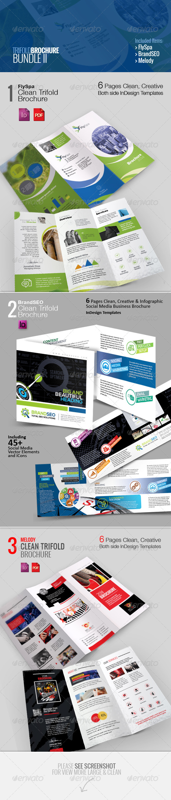 GraphicRiver Trifold Corporate Brochure Bundle II 5963997 GraphicRiver Trifold Corporate Brochure Bundle II 5963997