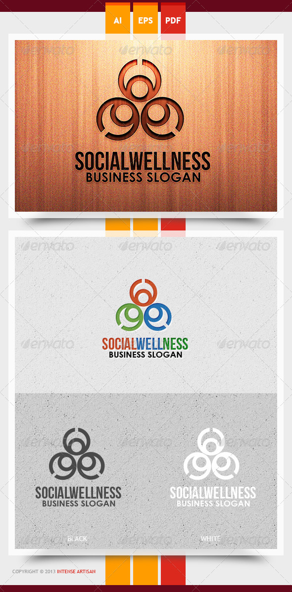GraphicRiver Social Wellness Logo Template 5968546 GraphicRiver Social Wellness Logo Template 5968546