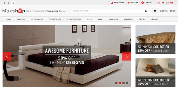 Maxshop - Responsive Magento Theme - Shopping Magento