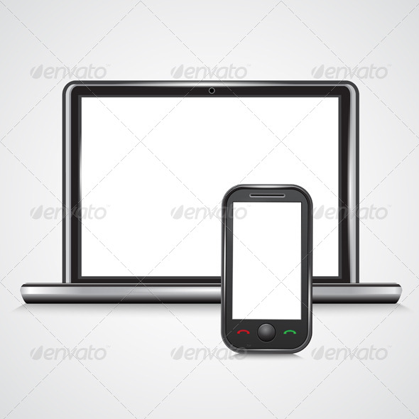GraphicRiver Notebook and Mobile Phone 5973911 GraphicRiver Notebook and Mobile Phone 5973911