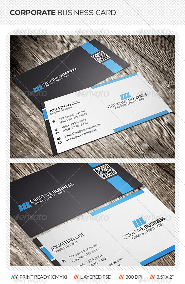 GraphicRiver Corporate Business Card 5975293 GraphicRiver Corporate Business Card 5975293