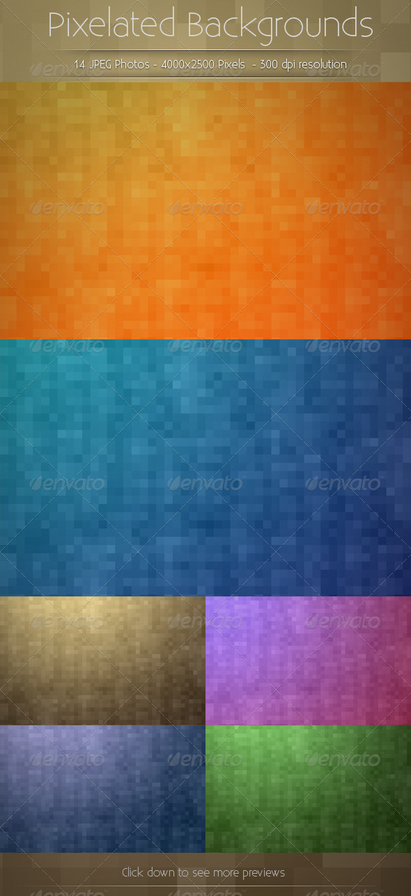 GraphicRiver Pixelated Backgrounds 5978318 GraphicRiver Pixelated Backgrounds 5978318