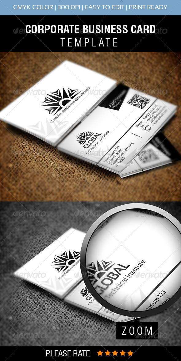 GraphicRiver Global IT Business Card 5978390 GraphicRiver Global IT Business Card 5978390