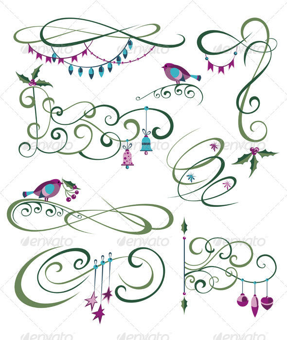 GraphicRiver Christmas Elements Set 5982529 GraphicRiver Christmas Elements Set 5982529
