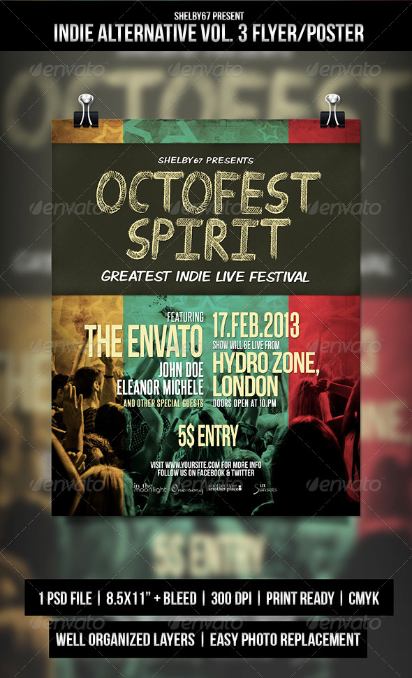 GraphicRiver Indie Alternative Flyer Poster Vol.3 5983415 GraphicRiver Indie Alternative Flyer Poster Vol.3 5983415