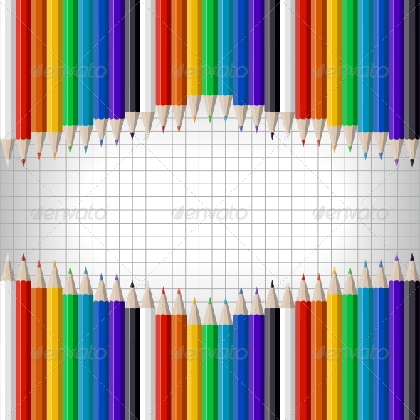 GraphicRiver Colored Pencils 5984458 GraphicRiver Colored Pencils 5984458