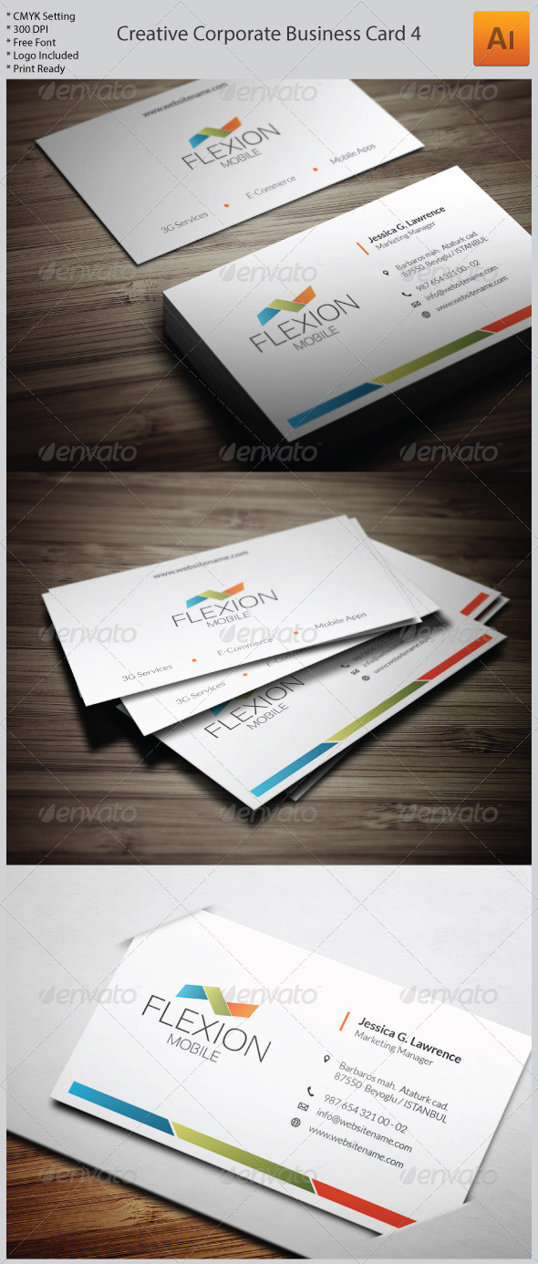 GraphicRiver Creative Corporate Business Card 5985872 GraphicRiver Creative Corporate Business Card 5985872