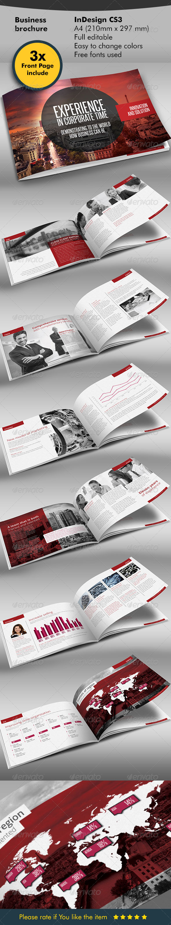 GraphicRiver Red Black Design Brochure 5986945 GraphicRiver Red Black Design Brochure 5986945