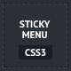 CSS3 Sticky Responsive Dropdown Menu - CodeCanyon Item for Sale