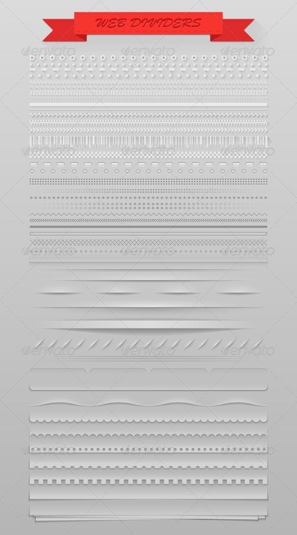 GraphicRiver Web Dividers 5991400 GraphicRiver Web Dividers 5991400
