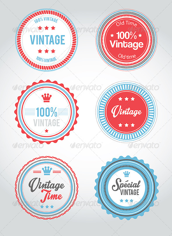 GraphicRiver Vintage Badge Web Vector 5958626 GraphicRiver Vintage Badge Web Vector 5958626