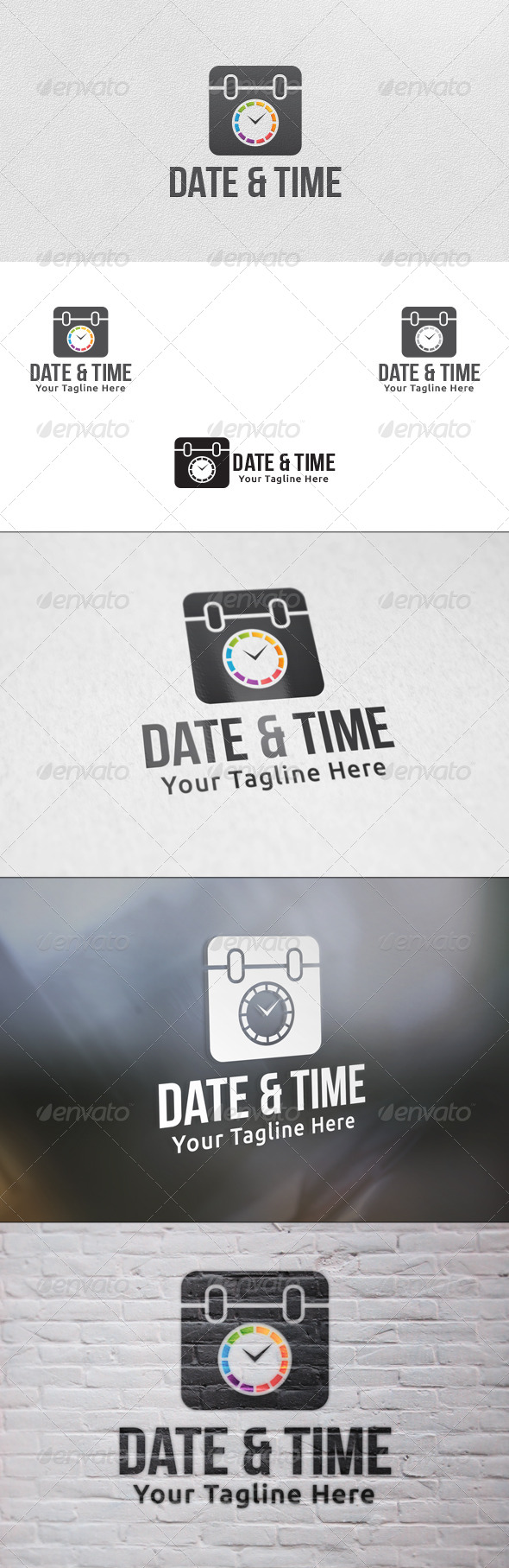 Date & Time- Logo Template (Symbols)