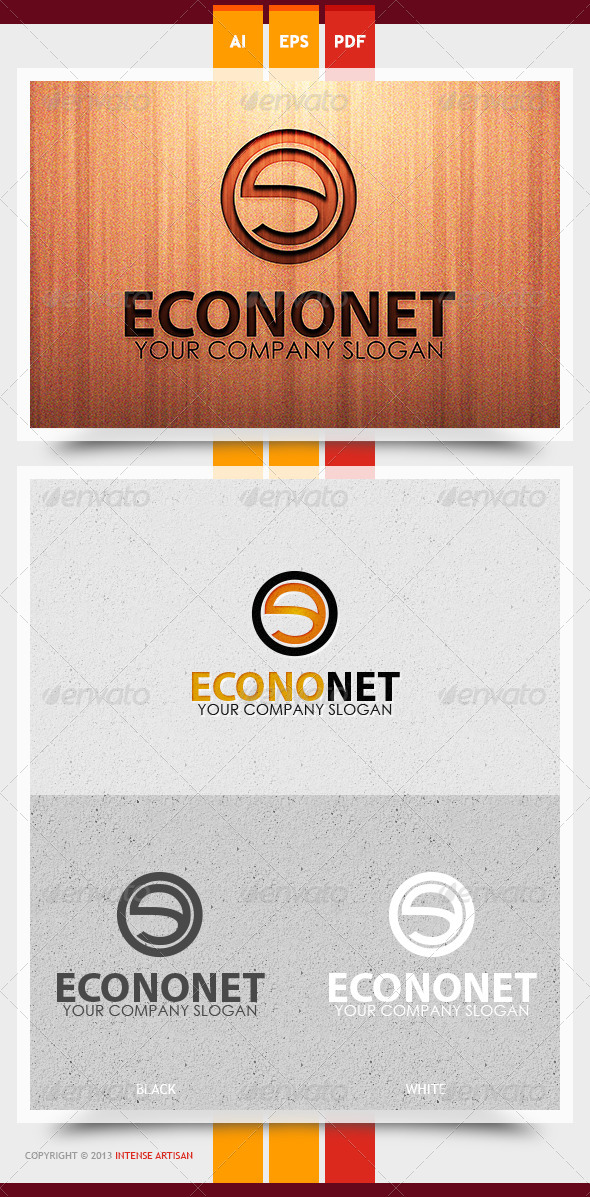 GraphicRiver Econonet Logo Template 5992325 GraphicRiver Econonet Logo Template 5992325