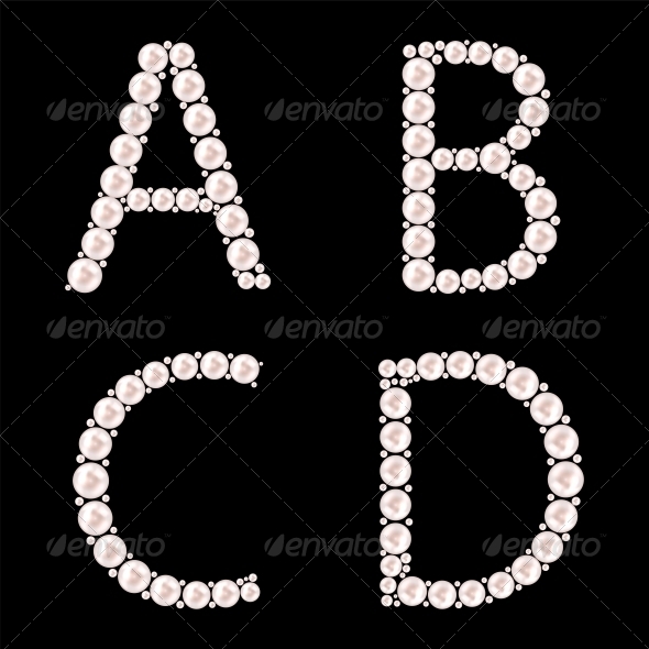 GraphicRiver Pearl ABC Vector Illustration 5996617 GraphicRiver Pearl ABC Vector Illustration 5996617