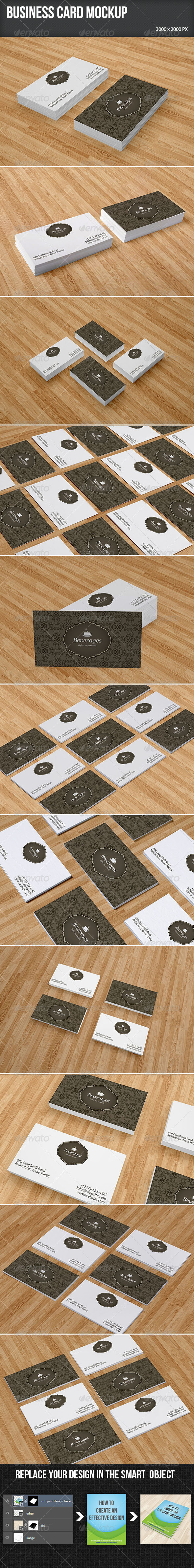 GraphicRiver Business Card Mockup Set 5998891 GraphicRiver Business Card Mockup Set 5998891