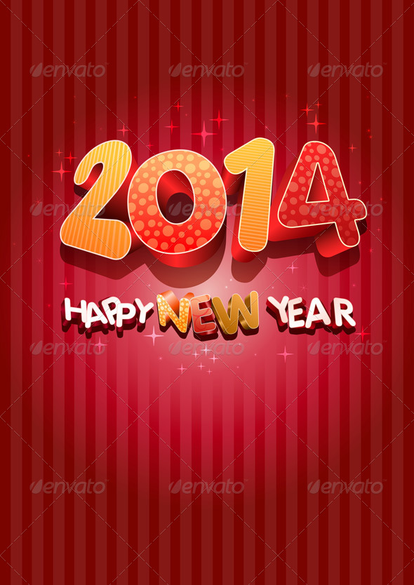 GraphicRiver Happy New Year 2014 5999642 GraphicRiver Happy New Year 2014 5999642