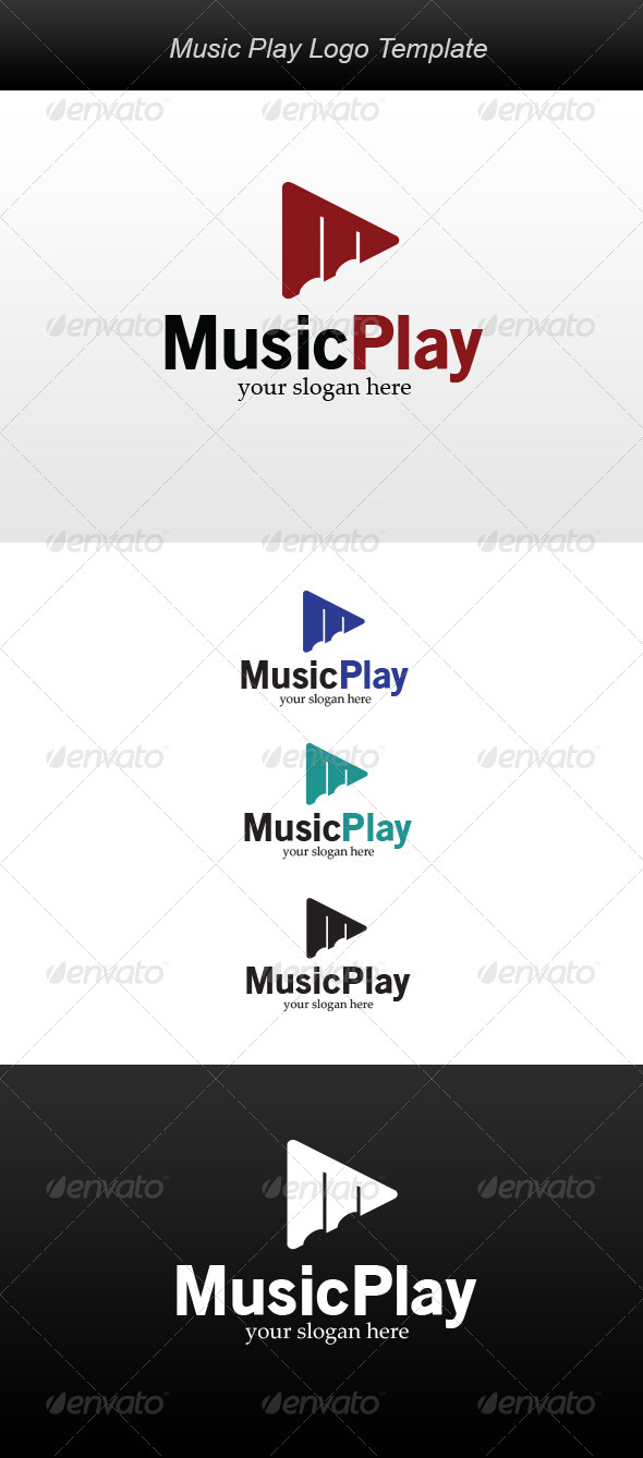 GraphicRiver Music Play Logo 5999788 GraphicRiver Music Play Logo 5999788