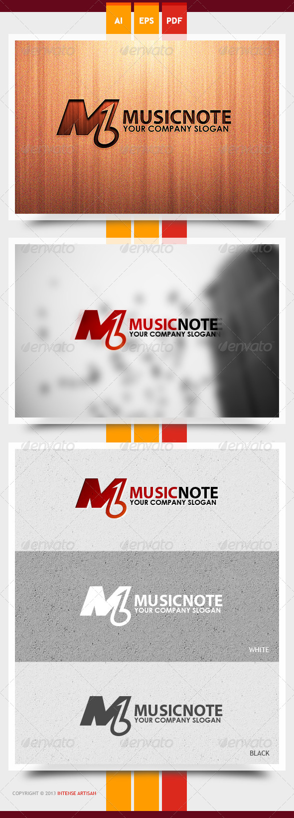 GraphicRiver Music Note Logo Template 6000533 GraphicRiver Music Note Logo Template 6000533