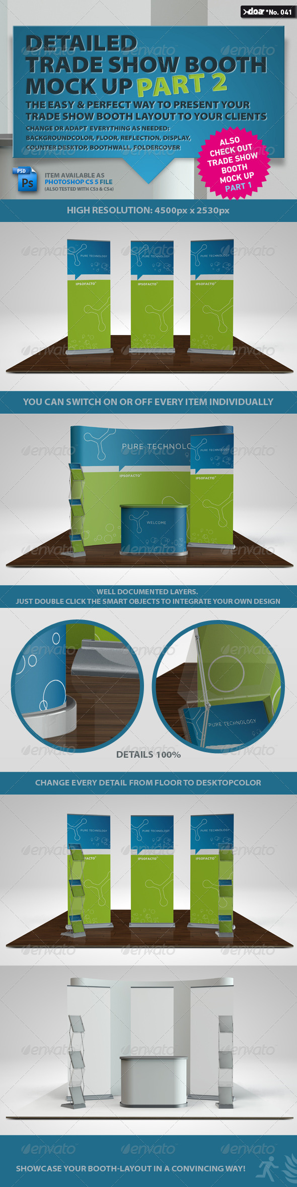 Trade Show Booth Mock Up PART 2 - Miscellaneous Displays