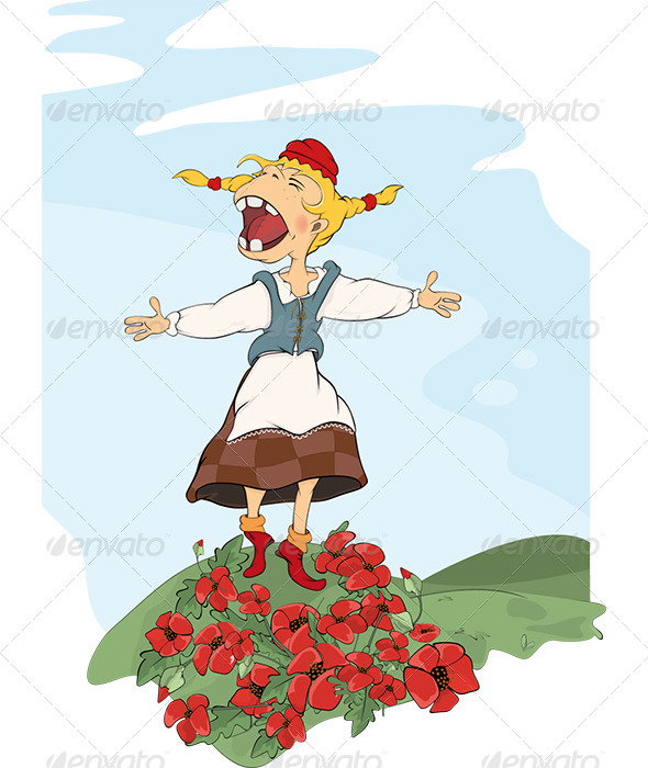 GraphicRiver Little Red Riding Hood Cartoon 6006126 GraphicRiver Little Red Riding Hood Cartoon 6006126