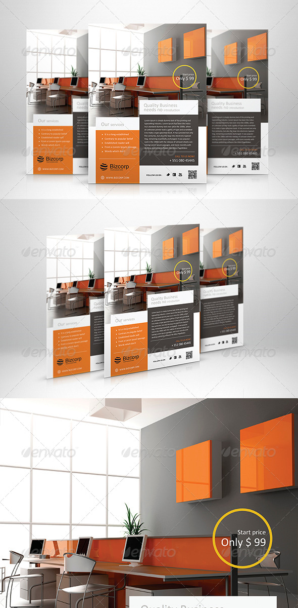 GraphicRiver Corporate Flyer Template 002 5988925 GraphicRiver Corporate Flyer Template 002 5988925