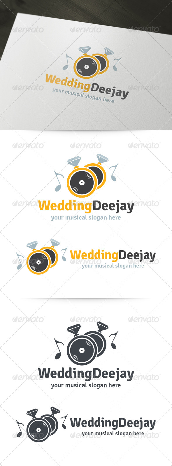 Wedding Deejay Logo (Objects)