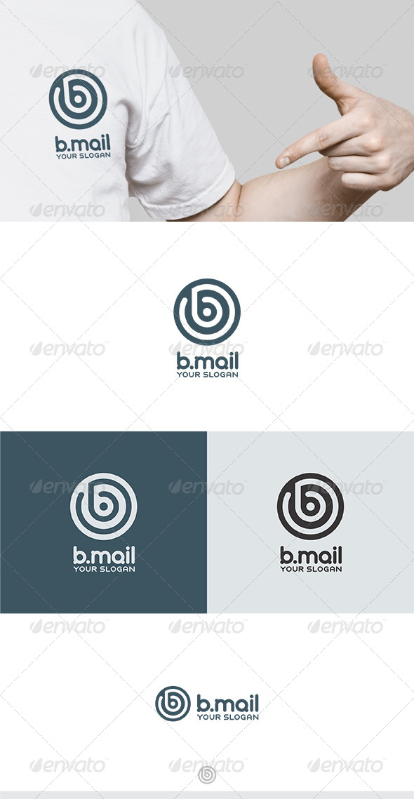 GraphicRiver B Mail Logo 6014188 GraphicRiver B Mail Logo 6014188