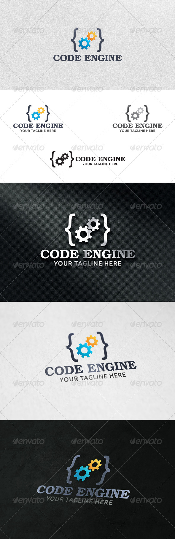 GraphicRiver Code Engine Logo Template 6017191 GraphicRiver Code Engine Logo Template 6017191