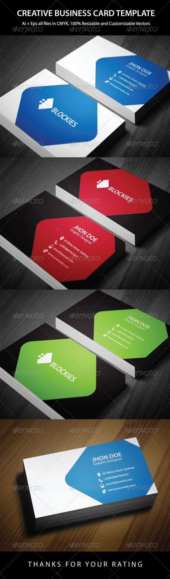 GraphicRiver Creative Business Card Template 6019683 GraphicRiver Creative Business Card Template 6019683